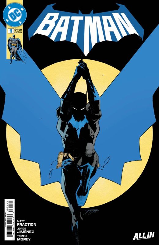 BATMAN #1 CVR A JORGE JIMENEZ DC COMICS (3rd September 2025)