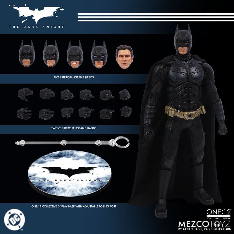 PRE ORDER** MEZCO ONE:12 COLLECTIVE DC THE DARK KNIGHT: BATMAN