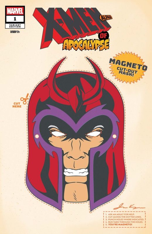 X-MEN OF APOCALYPSE ALPHA #1 RETRO HALLOWEEN MASK VAR MARVEL COMICS (10th September 2025)