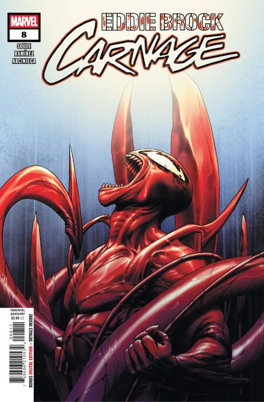 EDDIE BROCK CARNAGE #8 MARVEL COMICS (10th September 2025)