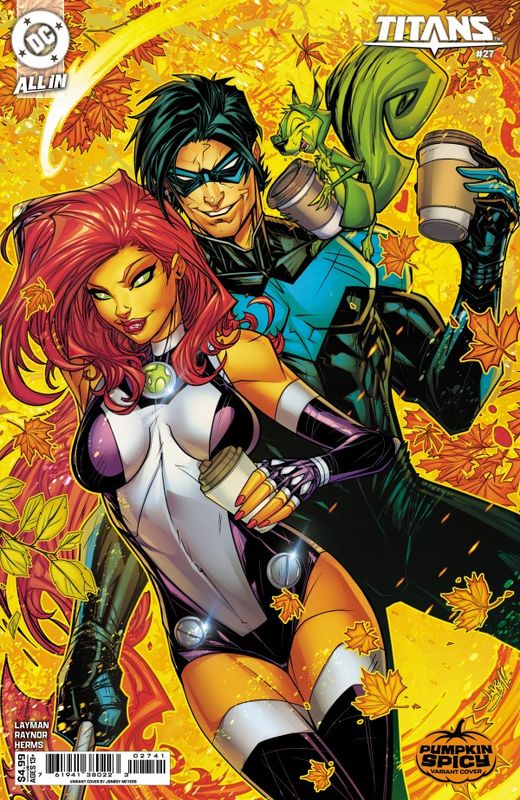 TITANS #27 CVR D JONBOY MEYERS PUMPKIN SPICY DC COMICS (17th September 2025)