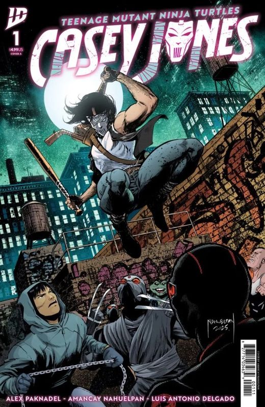 TEENAGE MUTANT NINJA TURTLES CASEY JONES #1 CVR A IDW COMICS (17th September 2025)