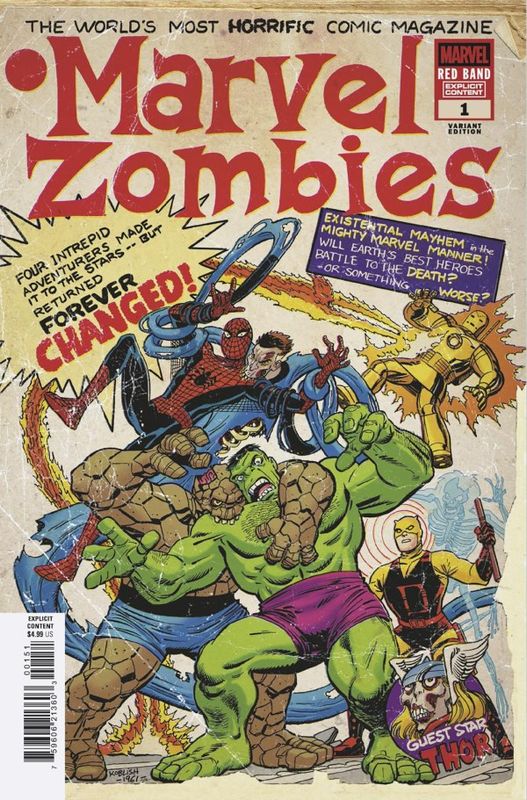 MARVEL ZOMBIES RED BAND #1 SCOTT KOBLISH RETRO ZOM MARVEL COMICS (17th September 2025)