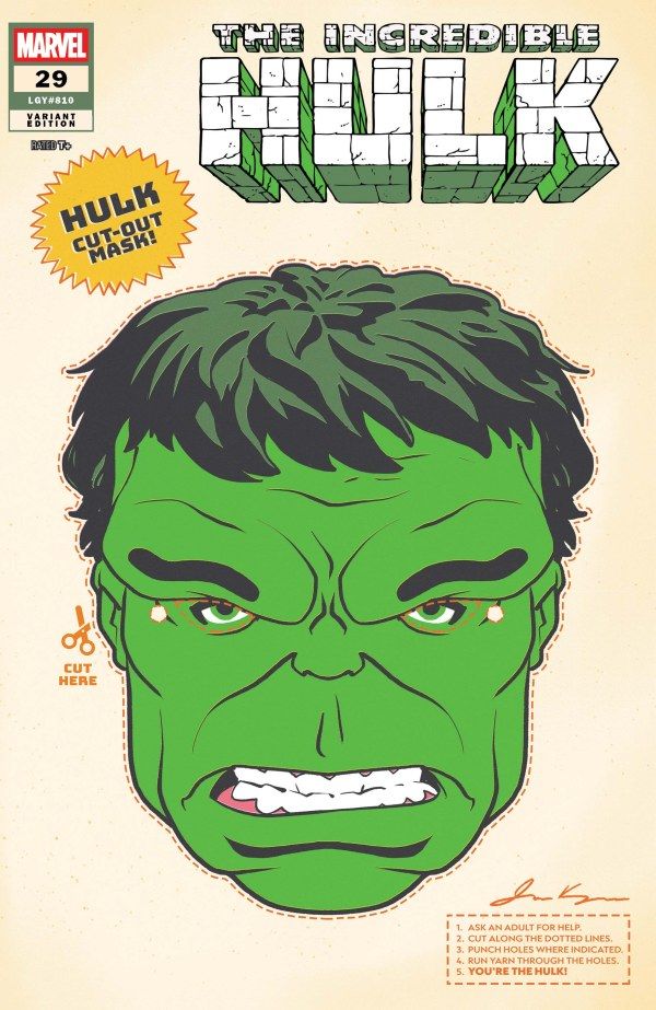INCREDIBLE HULK #29 RETRO HALLOWEEN MASK VAR MARVEL COMICS (17th September 2025)