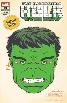 INCREDIBLE HULK #29 RETRO HALLOWEEN MASK VAR MARVEL COMICS (17th September 2025)