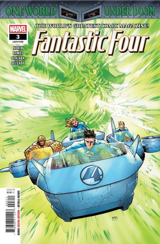 FANTASTIC FOUR #3 MARVEL COMICS (17th September 2025)