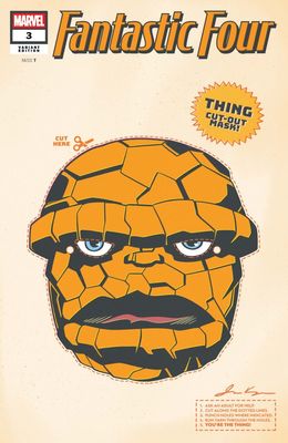 FANTASTIC FOUR #3 RETRO HALLOWEEN MASK VAR MARVEL COMICS (17th September 2025)