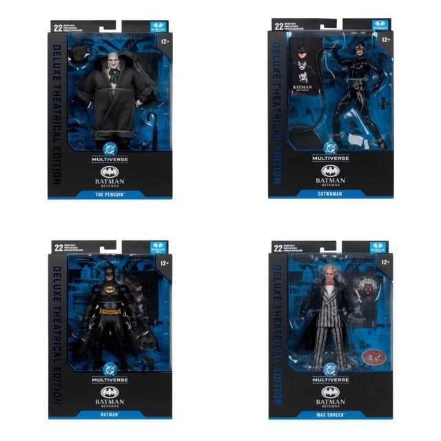 ***PRE ORDER*** MCFARLANE TOYS DC MULTIVERSE Batman Returns Set of 4 (Deluxe Theatrical Edition) Action Figures