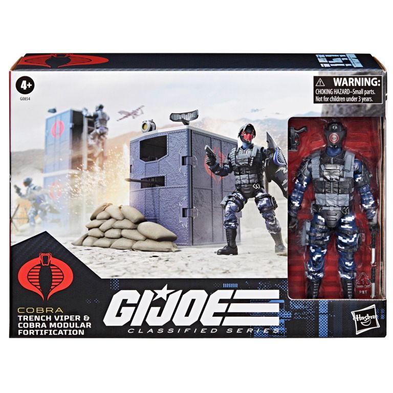 G.I. Joe Classified Series #151 Trench Viper & Cobra Modular Fortification