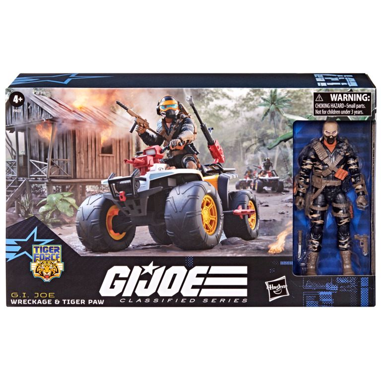G.I. Joe Classified Series #137 Tiger Force Wreckage & Tiger Paw ATV