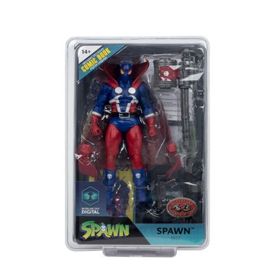 McFarlane Toys 7" Spawn 1977 (BLUE CHASE) RED Platinum Variant