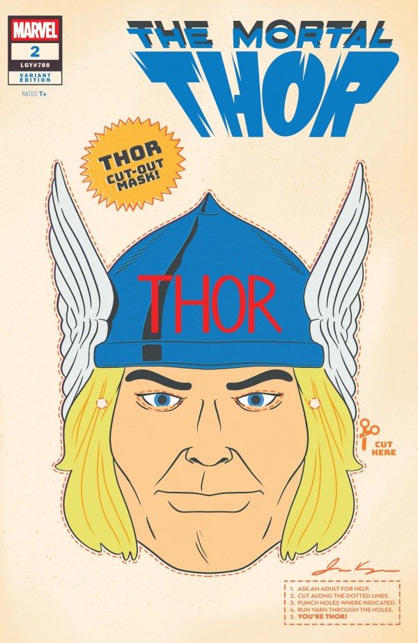 THOR #2 RETRO HALLOWEEN MASK VAR MARVEL COMICS (24th September 2025)