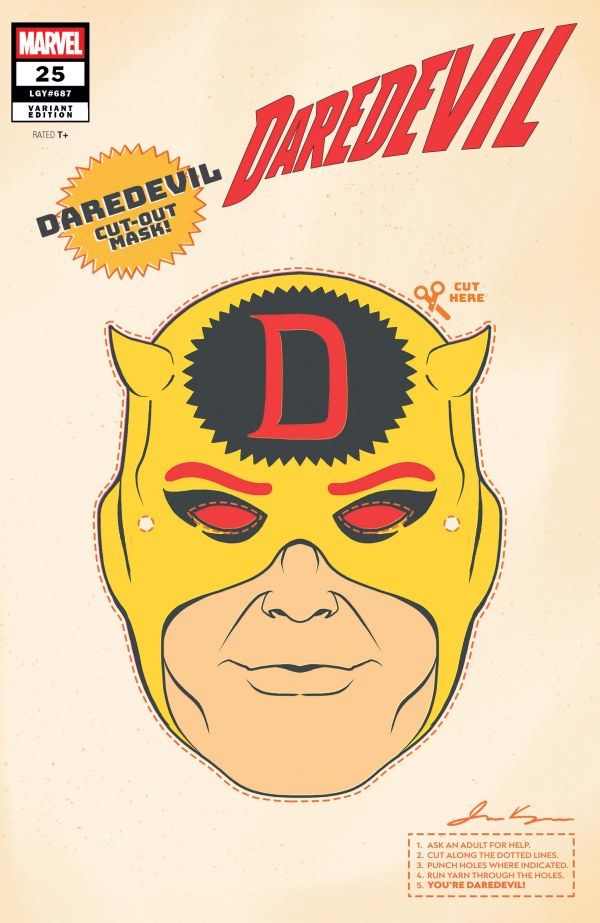 DAREDEVIL #25 RETRO HALLOWEEN MASK VAR MARVEL COMICS (24th September 2025) DAREDEVIL #25 RETRO HALLOWEEN MASK VAR MARVEL COMICS (24th September 2025)