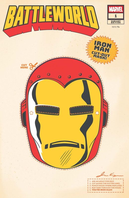 BATTLEWORLD #1 RETRO HALLOWEEN MASK VAR MARVEL COMICS (24th September 2025)