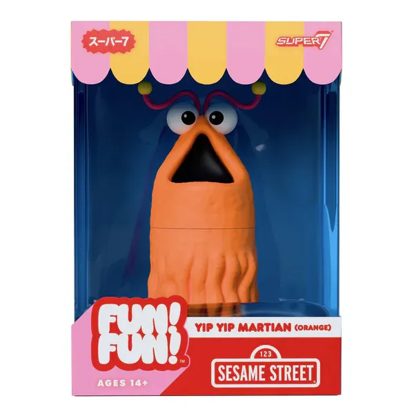 Super7 Fun! Fun! Sesame Street Wave 1 Yip Yip Martian (Orange)