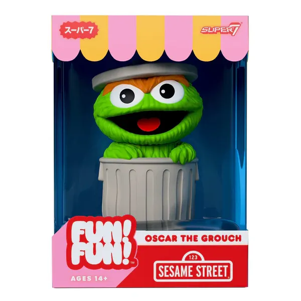 Super7 Fun! Fun! Sesame Street Wave 1 Oscar the Grouch Super7 Fun! Fun! Sesame Street Wave 1 Oscar the Grouch
