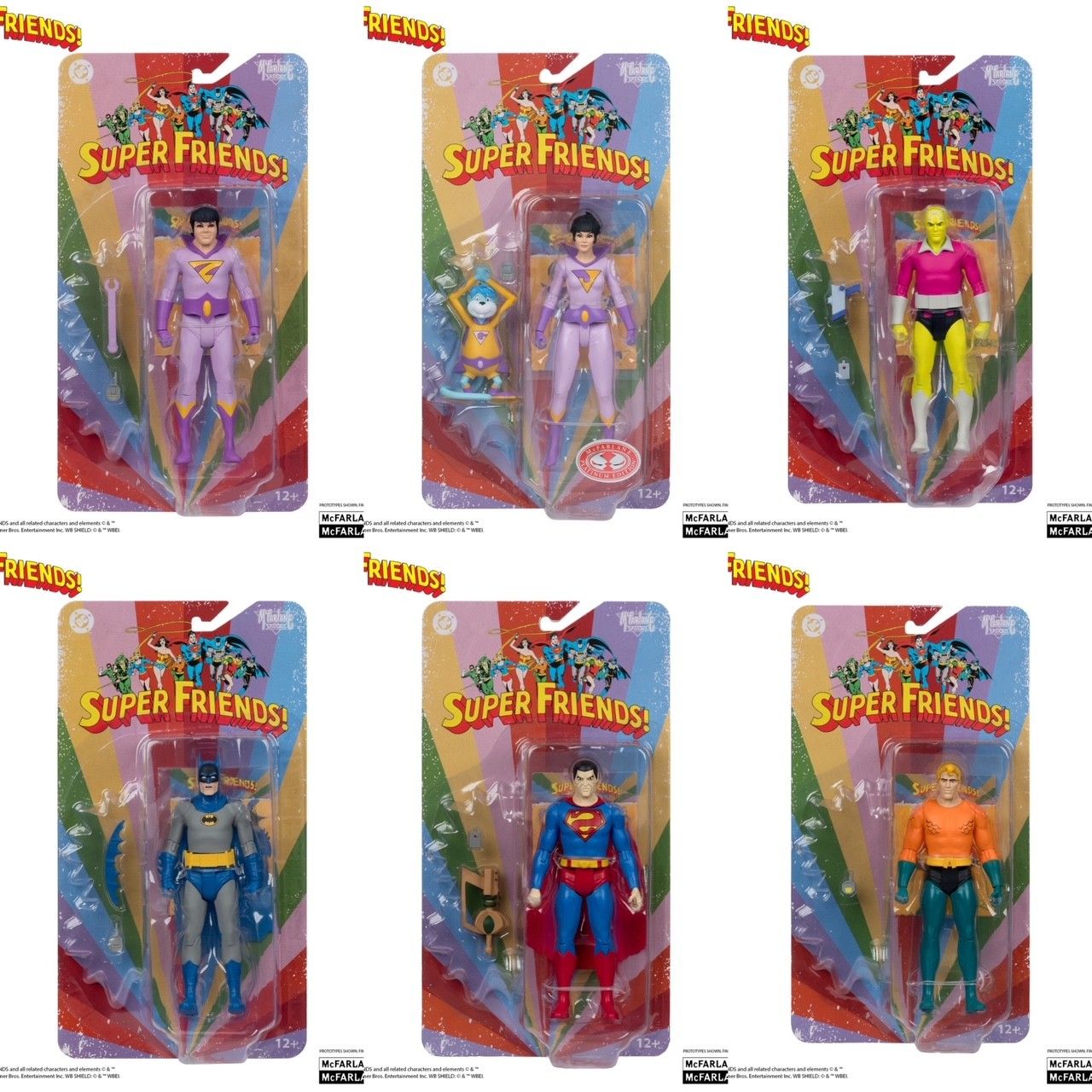 ***PRE-ORDER*** MCFARLANE TOYS DC SUPER FRIENDS WAVE 3 SET OF 6 Retro Action Figures ***PRE-ORDER*** MCFARLANE TOYS DC SUPER FRIENDS WAVE 3 SET OF 6 Retro Action Figures