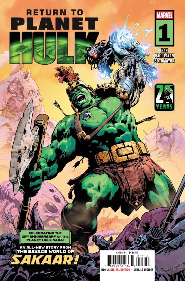 RETURN TO PLANET HULK #1 MARVEL COMICS (8th October 2025)