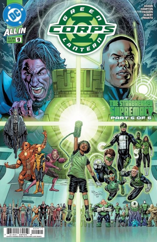 GREEN LANTERN CORPS #9 CVR A FERNANDO PASARIN OCLAIR ALBERT DC COMICS (8th October 2025)