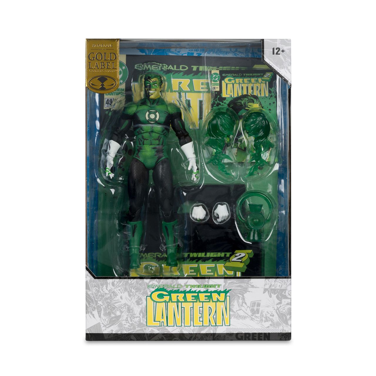 ***PRE-ORDER*** MCFARLANE TOYS 7" DC MULTIVERSE Green Lantern (Emerald Twilight) Gold Label Cover Recreations