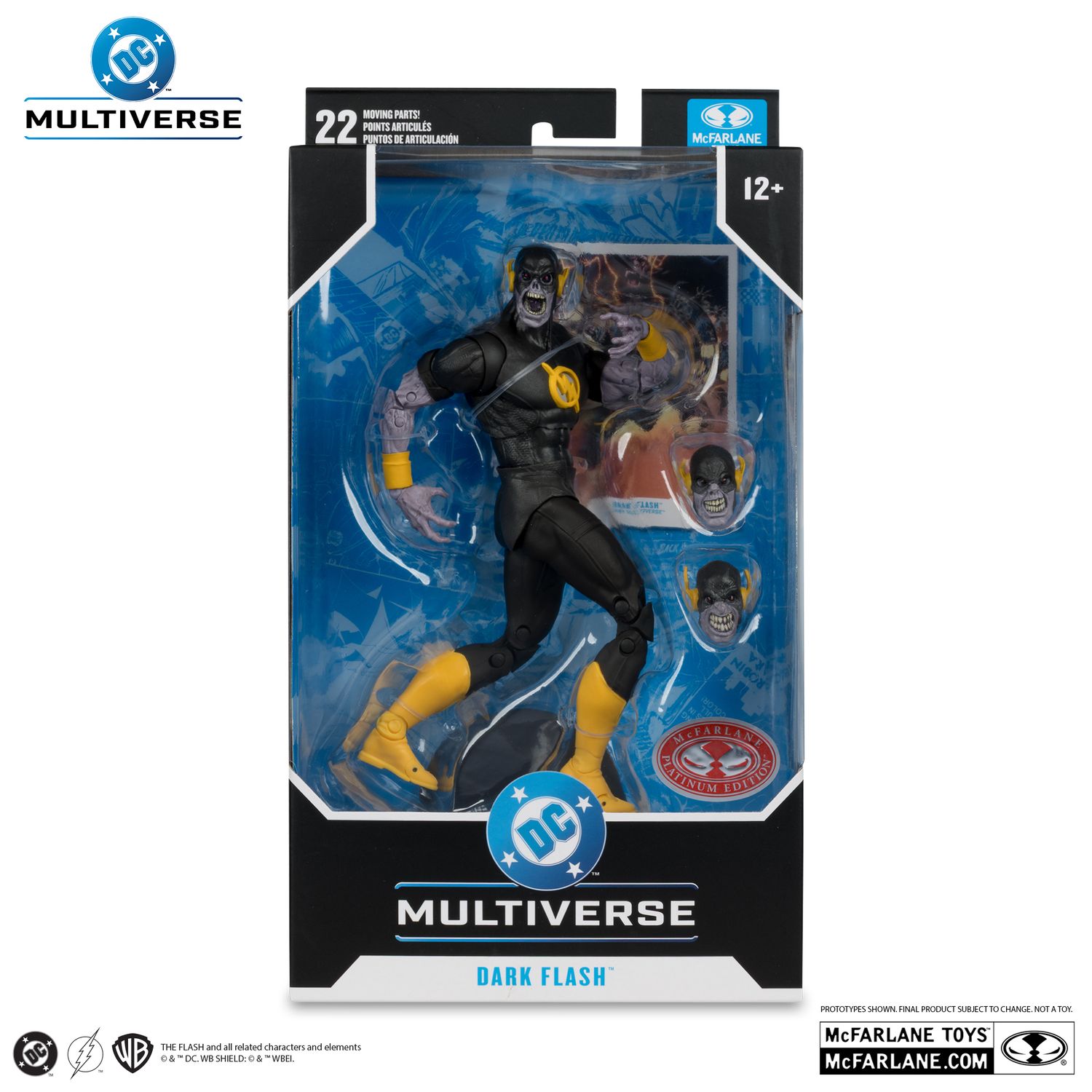 ***PRE-ORDER*** MCFARLANE TOYS 7" DC MULTIVERSE Dark Flash (Dark Multiverse) Red Platinum Edition