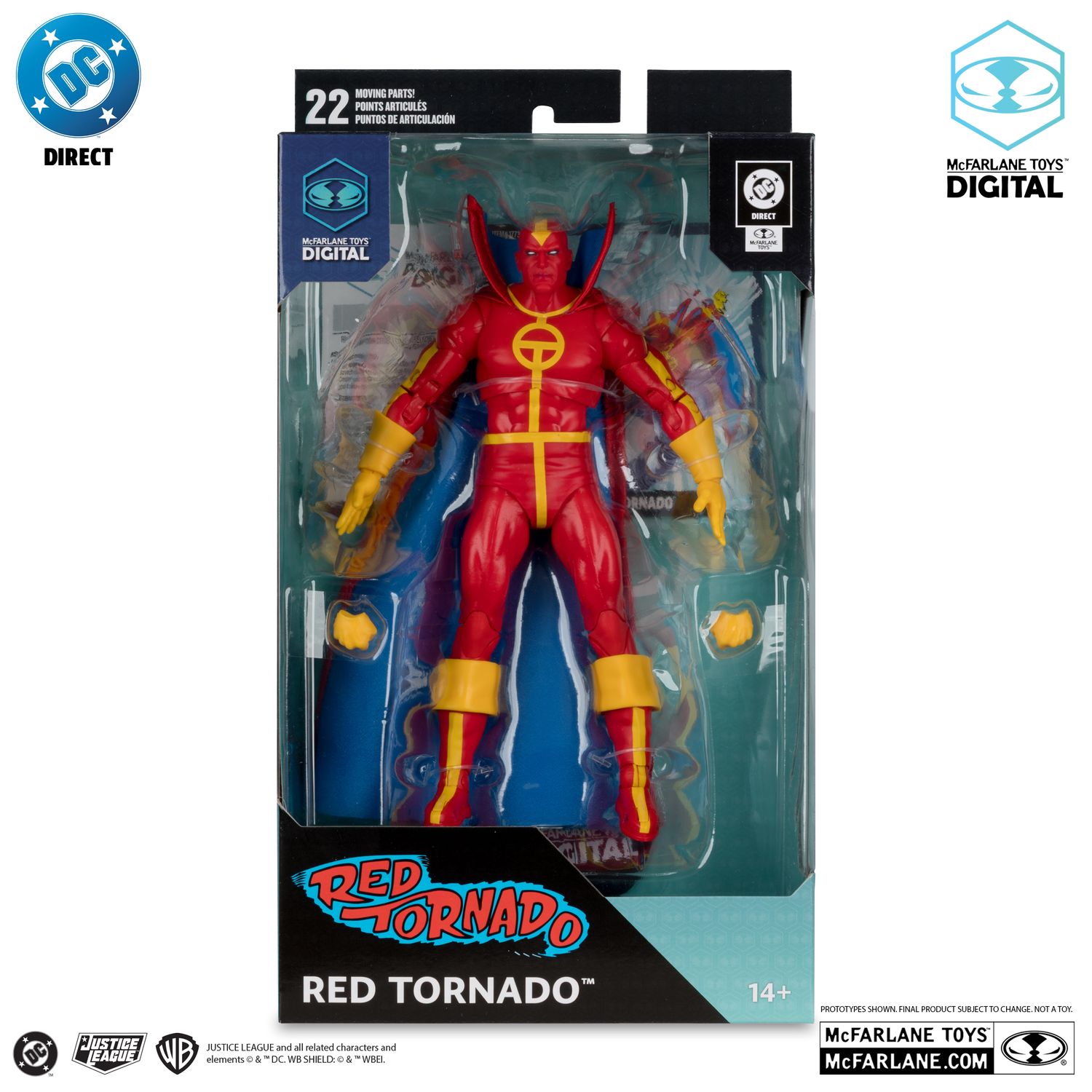 ***PRE-ORDER*** MCFARLANE TOYS 7" DC DIRECT Red Tornado (DC: The Bronze Age) with McFarlane Toys Digital Collectible