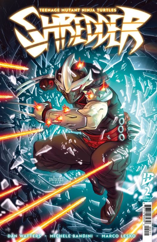 TMNT SHREDDER #2 CVR A SANTOLOUCO IDW COMICS (15th October 2025)