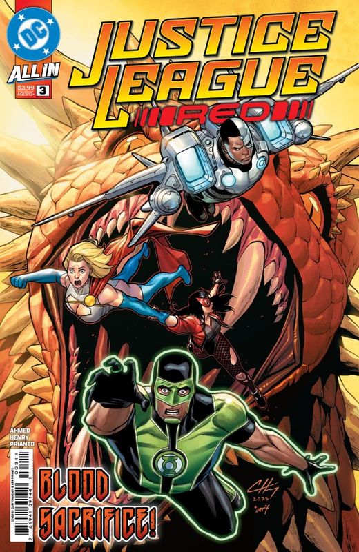 JUSTICE LEAGUE RED #3 (OF 6) CVR A CLAYTON HENRY DC COMICS (15th October 2025)