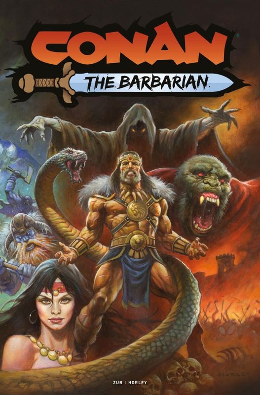 CONAN THE BARBARIAN #25 CVR A ALEX HORLEY WRAPAROUND TITAN COMICS (15th October 2025)