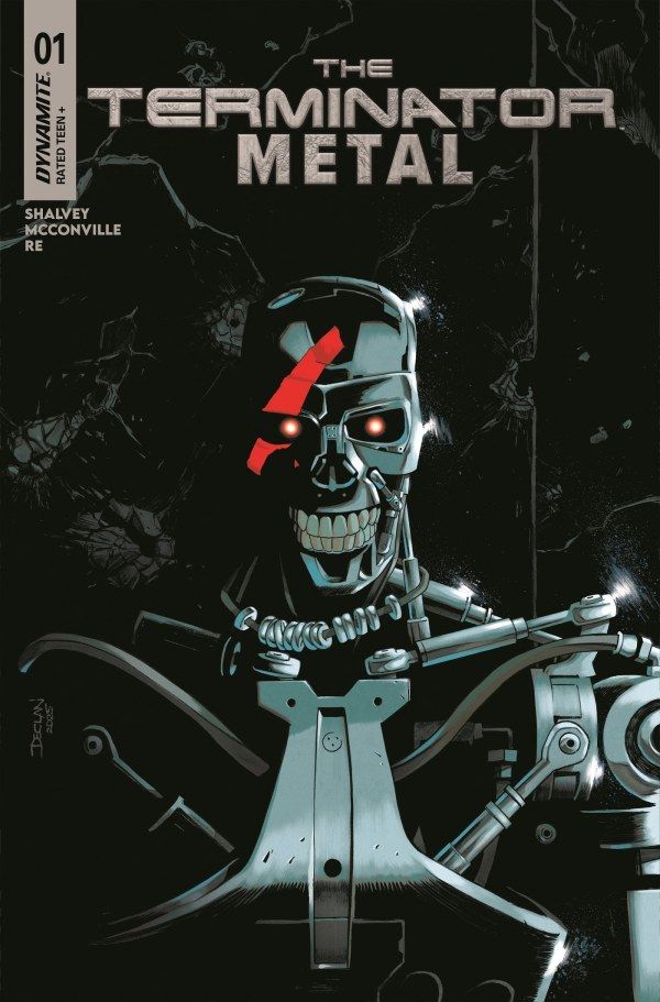 TERMINATOR METAL #1 CVR A DECLAN SHALVEY DYNAMITE COMICS (22nd October 2025)