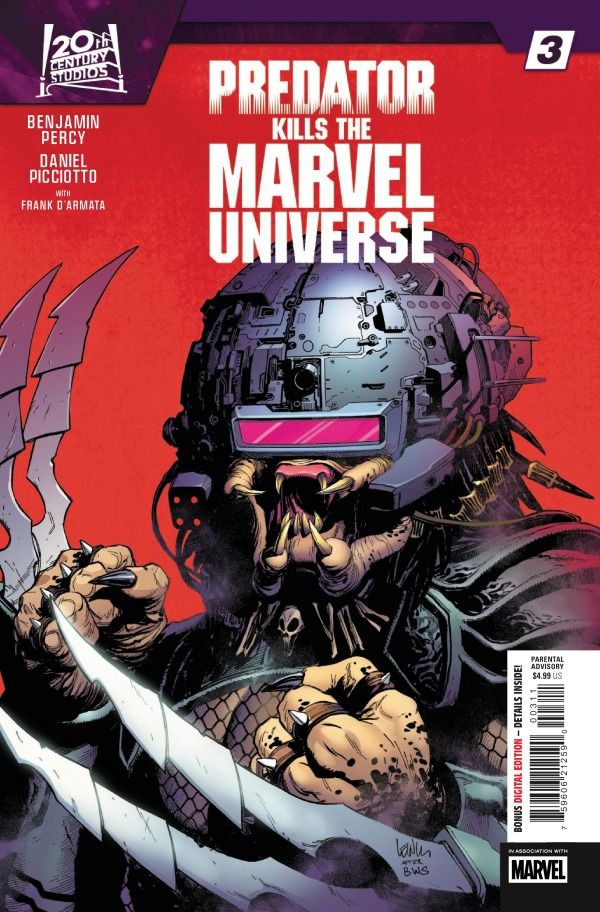 PREDATOR KILLS THE MARVEL UNIVERSE #3 MARVEL COMICS (22nd October 2025)