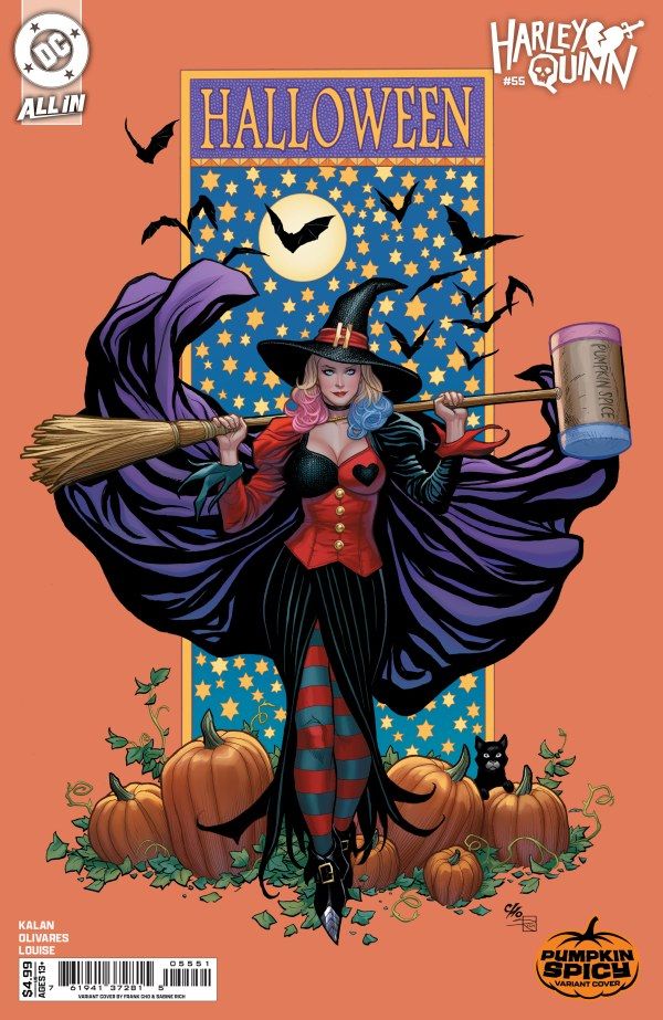 HARLEY QUINN #55 CVR E FRANK CHO PUMPKIN SPICY CSV DC COMICS (22nd October 2025)