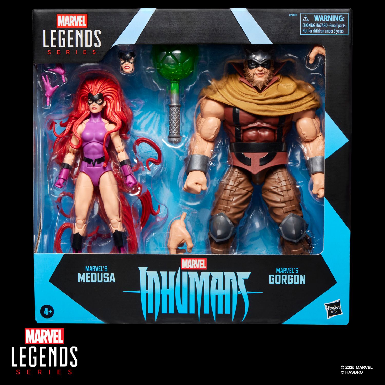 ***PRE ORDER*** Marvel Legends 6" Inhumans Medusa & Marvel’s Gorgon Action Figure Two Pack