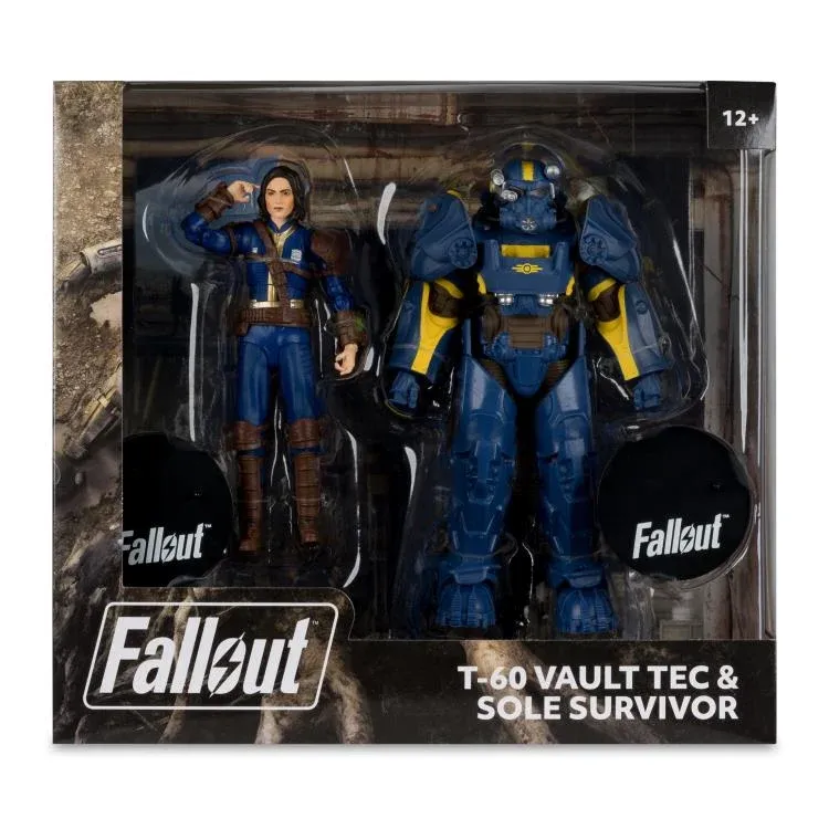 McFarlane Toys Fallout 4 T-60 Vault Tec & Sole Survivor Action Figure Two-Pack McFarlane Toys Fallout 4 T-60 Vault Tec & Sole Survivor Action Figure Two-Pack