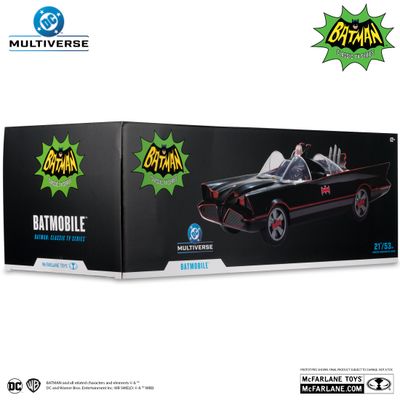 ***PRE ORDER*** MCFARLANE TOYS DC MULTIVERSE The Batmobile 1966 (Batman: Classic TV Series)