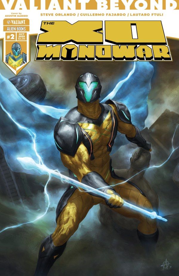 VALIANT BEYOND THE X-O MANOWAR #2 CVR A ALESSIO VALIANT COMICS (29th October 2025) VALIANT BEYOND THE X-O MANOWAR #2 CVR A ALESSIO VALIANT COMICS (29th October 2025)
