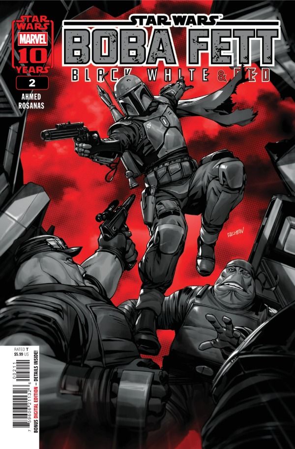 STAR WARS BOBA FETT - BLACK, WHITE & RED #2 MARVEL COMICS (29th October 2025)