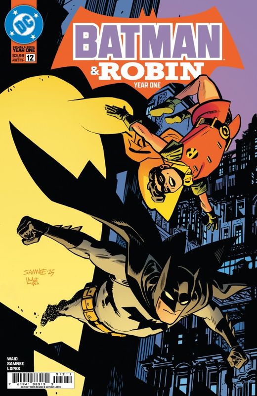 BATMAN & ROBIN YEAR ONE #12 (OF 12) CVR A CHRIS SAMNEE DC COMICS (29th October 2025) BATMAN & ROBIN YEAR ONE #12 (OF 12) CVR A CHRIS SAMNEE DC COMICS (29th October 2025)