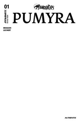 THUNDERCATS PUMYRA #1 CVR E BLANK AUTHENTIX VAR DYNAMITE COMICS (5th November 2025) THUNDERCATS PUMYRA #1 CVR E BLANK AUTHENTIX VAR DYNAMITE COMICS (5th November 2025)