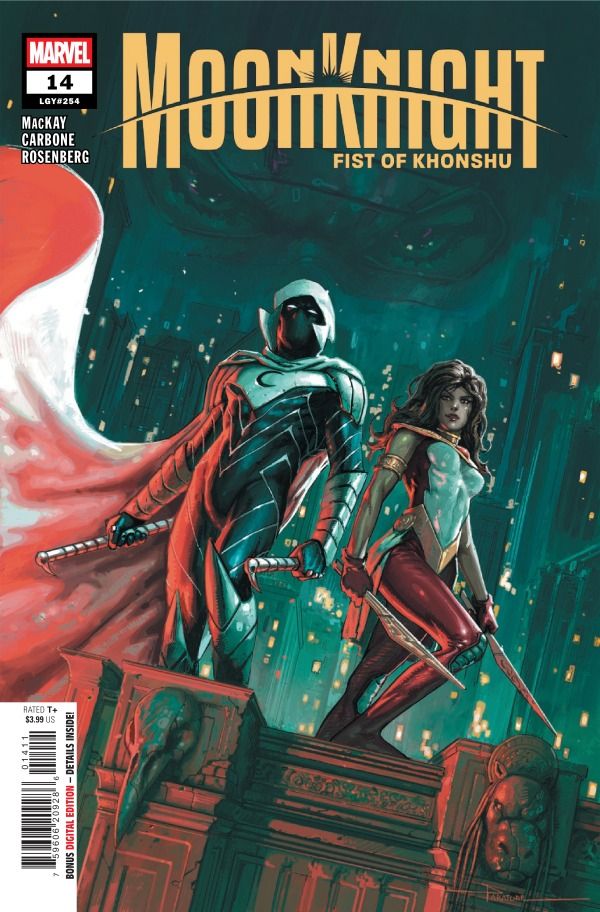 MOON KNIGHT FIST OF KHONSHU #14 CVR A DAVIDE PARATORE MARVEL COMICS (5th November 2025) MOON KNIGHT FIST OF KHONSHU #14 CVR A DAVIDE PARATORE MARVEL COMICS (5th November 2025)