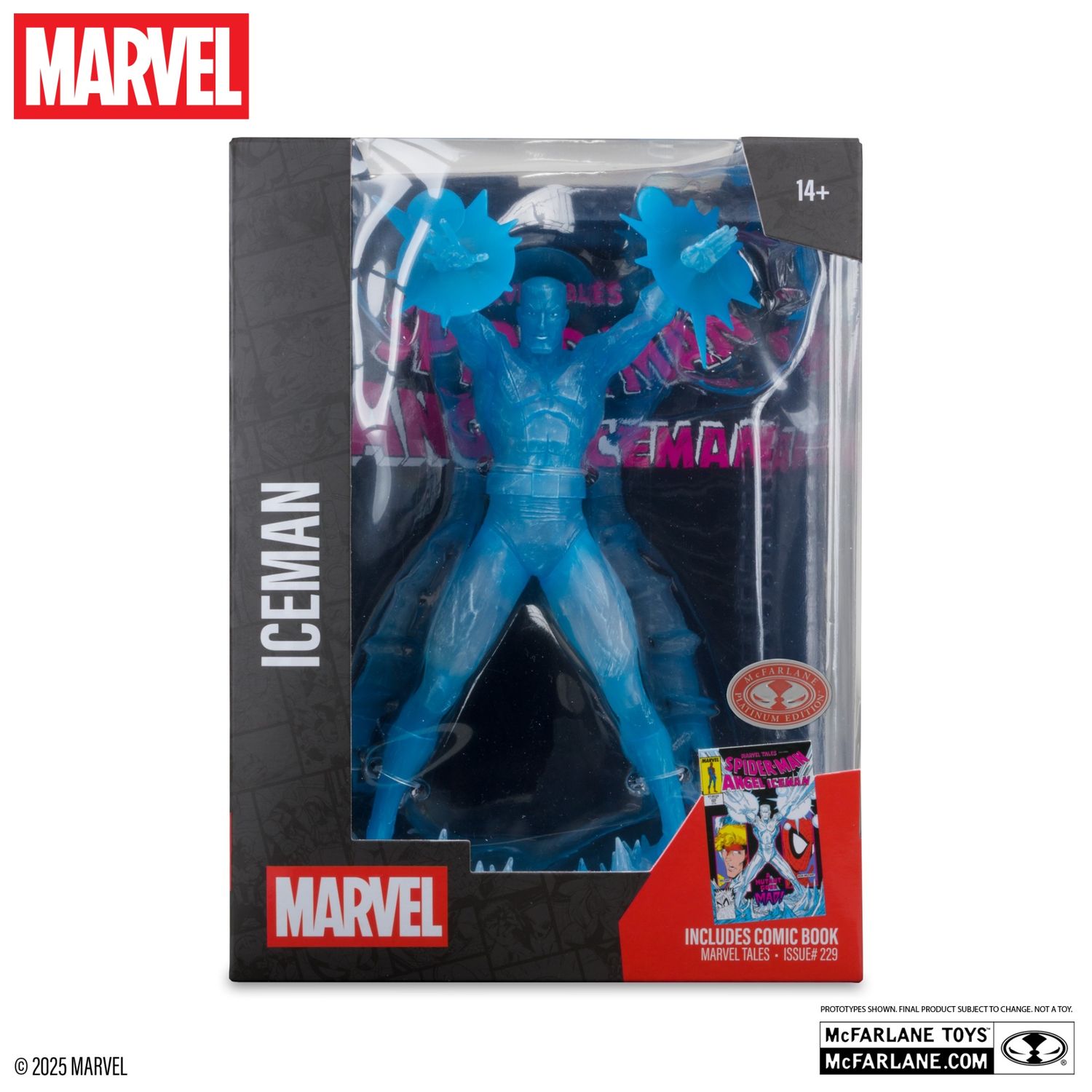 ** PRE-ORDER** McFarlane MARVEL Iceman (Marvel Tales #229) 1:6th Scale Collectible with Comic ** PRE-ORDER** McFarlane MARVEL Iceman (Marvel Tales #229) 1:6th Scale Collectible with Comic