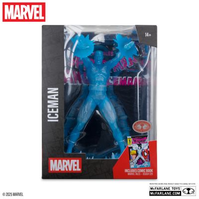 ** PRE-ORDER** McFarlane MARVEL Iceman (Marvel Tales #229) 1:6th Scale Collectible with Comic ** PRE-ORDER** McFarlane MARVEL Iceman (Marvel Tales #229) 1:6th Scale Collectible with Comic