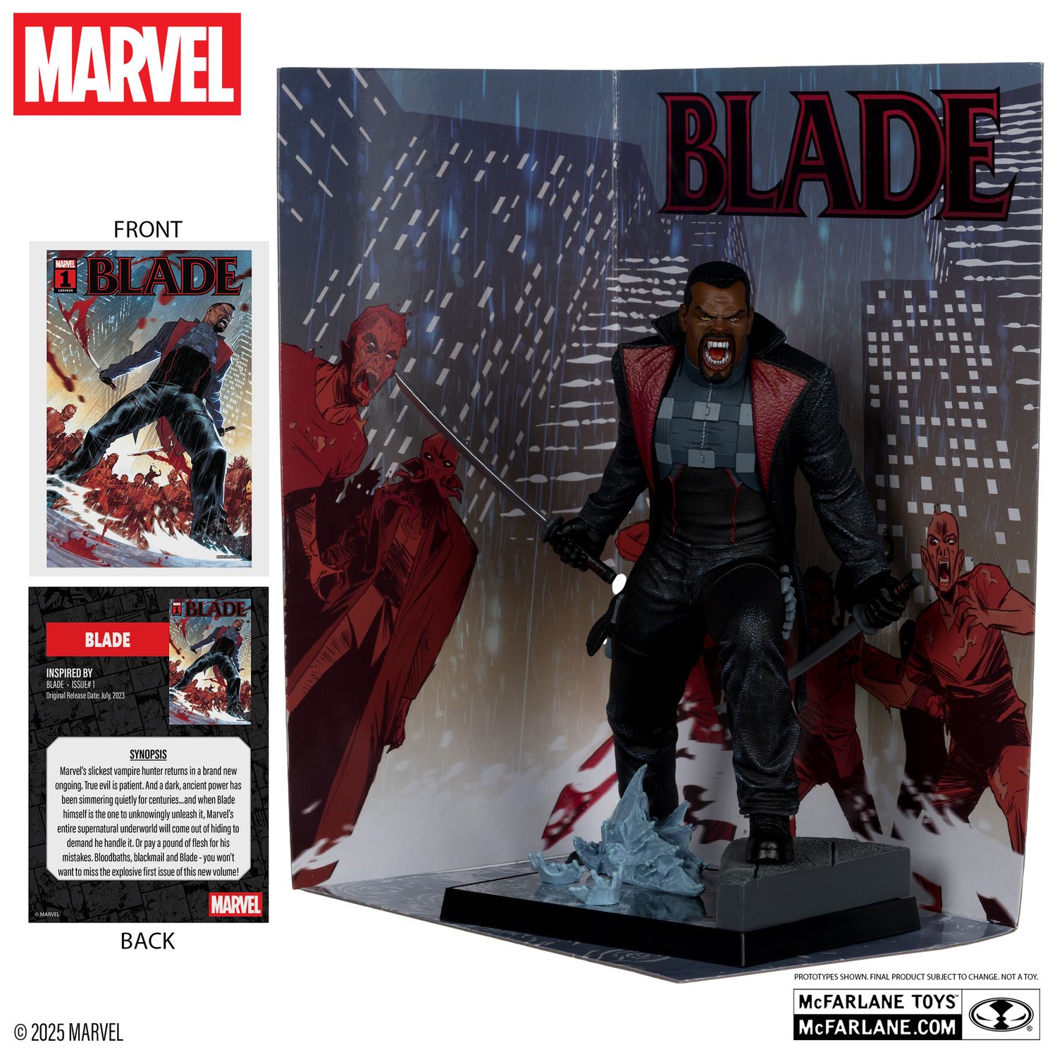 McFarlane MARVEL Blade with Scene (Blade #1) 1:6th Scale