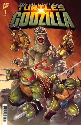 TEENAGE MUTANT NINJA TURTLES X GODZILLA #1 CVR A FERO PE IDW COMICS (12th November 2025) TEENAGE MUTANT NINJA TURTLES X GODZILLA #1 CVR A FERO PE IDW COMICS (12th November 2025)