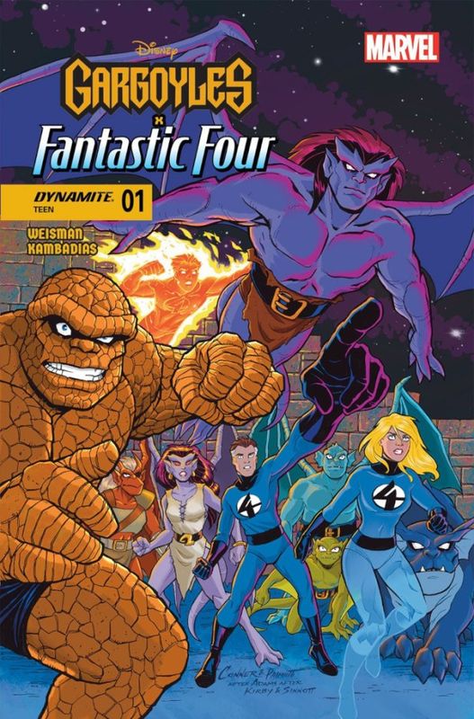 GARGOYLES X FANTASTIC FOUR #1 CVR C AMANDA CONNER VAR DYNAMITE COMICS (12th November 2025) GARGOYLES X FANTASTIC FOUR #1 CVR C AMANDA CONNER VAR DYNAMITE COMICS (12th November 2025)