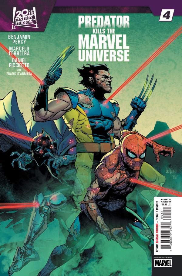 PREDATOR KILLS THE MARVEL UNIVERSE #4 CVR A LEINIL YU MARVEL COMICS (19th November 2025) PREDATOR KILLS THE MARVEL UNIVERSE #4 CVR A LEINIL YU MARVEL COMICS (19th November 2025)