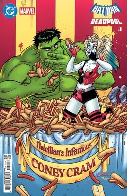 DC MARVEL BATMAN DEADPOOL #1 CVR F HARLEY QUINN HULK CSV DC COMICS (19th November 2025) DC MARVEL BATMAN DEADPOOL #1 CVR F HARLEY QUINN HULK CSV DC COMICS (19th November 2025)