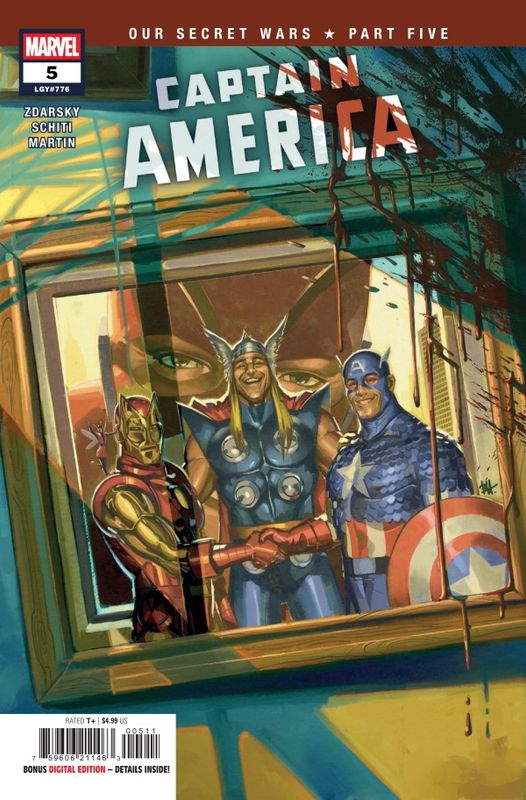 CAPTAIN AMERICA #5 CVR A BEN HARVEY MARVEL COMICS (19th November 2025)