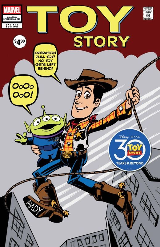 AMAZING SPIDER-MAN #16 CVR E FORCELLONI TOY STORY HOMAGE VAR MARVEL COMICS (19th November 2025)