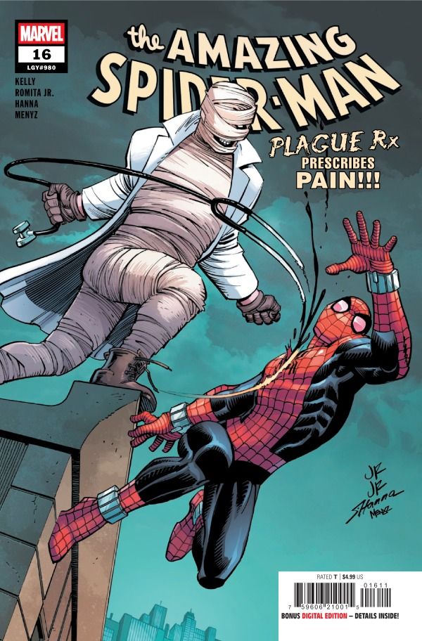 AMAZING SPIDER-MAN #16 CVR A JOHN ROMITA JR. MARVEL COMICS (19th November 2025) AMAZING SPIDER-MAN #16 CVR A JOHN ROMITA JR. MARVEL COMICS (19th November 2025)